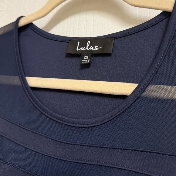 Lulu's Navy Blue Sleeveless Mini Dress - Picture 5 of 7